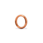 Metal Cock Testicle Ring Without Edges, Sexual Stimulation Device Prolonged Erection Sex Toy for Men(Gold, Small)