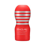 TENGA Original Vacuum Cup Male Masturbator Sex Toy, Prelubricated, Smooth Entry Pad, 5.8 inch Depth, Air Hole Control, Easy to Use Disposable, Red