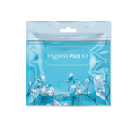 Hygiene Plus Period Kit with Disposable Underwear (Medium) – Menstrual Kit with Tampon, Pad & Pantyliner – Feminine Hygiene Kit for Girls, Teens & Women (Blue Flowers)