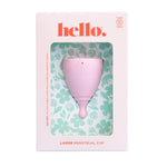 Average Cervix Menstrual Cup | Award Winning Reusable Period Cup Soft Flexible Alternative to Pads & Tampons Sustainable Feminine Hygiene Leak Proof | Holds 29.5ml, 45mm D, 64mm L (Large)
