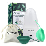 Reusable Menstrual Disc Small and Large with Electric Sterilizer