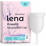 Sensitive Menstrual Cup - Ultra-Soft Reusable Period Cups Small, Clear