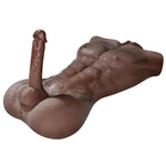 Male Exterior Shape Sex Doll with 7 Inch Erection Penis and 3D Realistic Muscle Design Love Doll for Women with Insertable Anus Hole for Gay Masturbation… Black