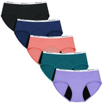 Teen Girls Period Underwear for Heavy Flow High Absorbency Kids Period Panties Leakproof Soft Cotton Briefs