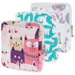 3-Pack Sanitary Napkin Storage Pouch, Cotton Menstrual Cup Holder, Portable Period Kit Bag for Women & Teen Girls