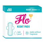 - Night Menstrual Pads (80 Pack) - Organic Bamboo Period Pads for Women - Heavy Flow - Leak Locking - Winged, Ultra-Thin - Absorbent, Soft & Breathable - Plant Based – Vegan, Cruelty Free