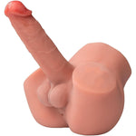 4.41LB Male Dildo Sex Doll for Gay Men, Realistic Swinging Penis & Tight Anus Male Masturbator Stroker Sex Toy, Hands Free Stroker 3D Lifelike Soft Gay Love Butt with Testicles Anal, Ass Toy Sex Doll