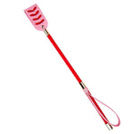 Mei Red Leather Slapping Paddle French Grain Romantic Whip Maid Training Whip Toy