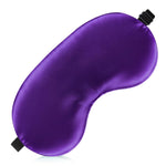 Sleep Mask Silk Eye Mask for Men Sleeping Mask, Adjustable Elastic Strap for Night Shading Sleep Mask, Soft and Comfortable for Both Men and Women (Purple)
