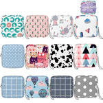 12 Pcs Period Pouch Pad Bag with Lanyard for Teen Girls Portable
