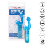 Original Butterfly Kiss Vibrator - Multi-Speed Waterproof Vibe – Adult Sex Toys For Couples - Clitoral G Spot Massager – Blue