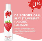 Water-Based Flavored Lube (3oz) β Sexy Strawberry, Long-Lasting, Latex Safe