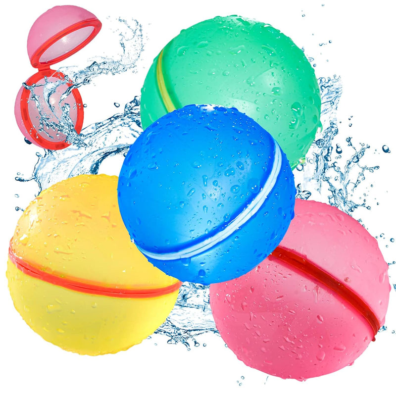 Soppycid Self Cleaning Refillable Water Balloons For Kids And Adults, Magnetic