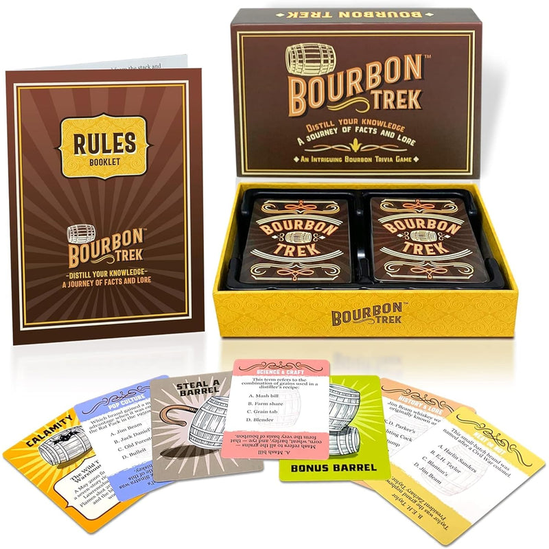 Bourbon Gifts For Men Unique Trivia Game Bourbon Trek For Whiskey Lovers Wh