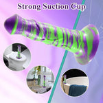 Huge Horse Dildo - 7.8" Silicone Fantasy Dildo with Strong Suction Cup