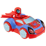 Marvel Spidey and His Amazing Friends Glow Tech Web-Crawler Toy Car, with Spidey Action Figure, Preschool Toys, Super Hero Toys for 3 Year Old Boys and Girls and Up, Lights & Sounds