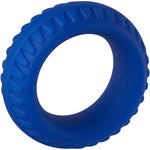 F-12 100% Liquid Silicone Cock Ring - Textured Penis Ring Sex Toy For Men & Couples - Stretches To 3X Its Size - 1.34" (35 Mm) Inner Diameter - Adult Sex Toys (Blue)