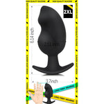 Anal Plug for Long-Term Wear - Silicone Prostate Sex Toy 6.14"x2.51"