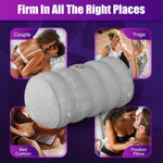 Heart-Shaped Inflatable Sex Pillow with Bondage Straps β Support Cushion for Couples