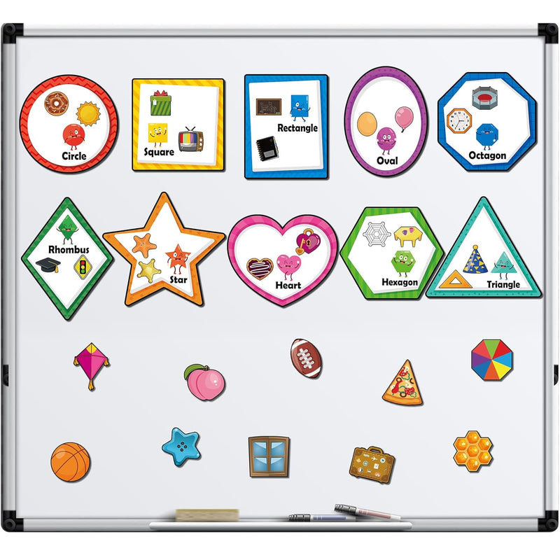 10 Set Magnetic Shape Sorting For Toddler Matching Games Magnet Sorting Mat