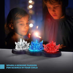 Light-Up Crystal Growing Science Kit for Kids Ages 8-12