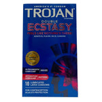 Premium Latex Condoms Double Ecstasy - 10Ct, Pack Of 6