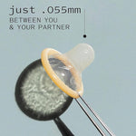 XL Ultra-Thin Lubricated Condoms β Extra Wide, Vegan, Natural Latex (36)