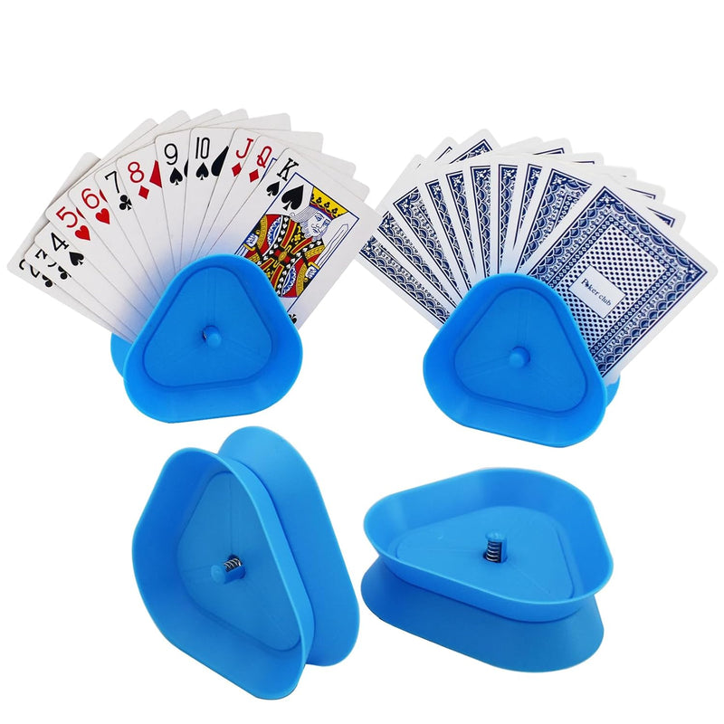 Yuanhe Playing Card Hand Holders - Triangle Shaped Hands-Free Poker Game Ca