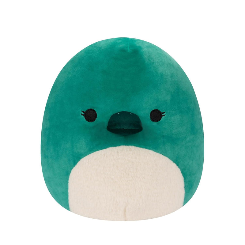 Original 14 Inch Selassi Green Platypus With Fuzzy White Belly Large Ultrasoft