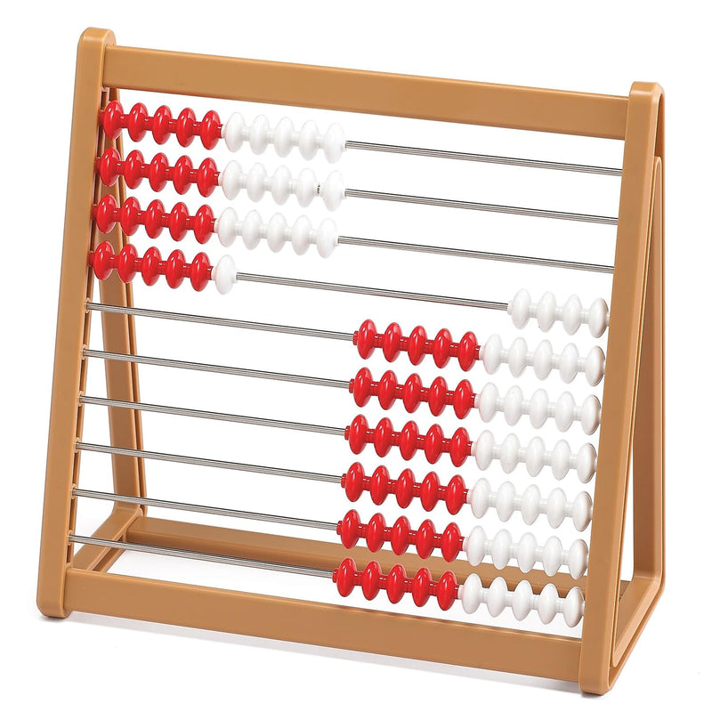 Abacus In Home Learning Manipulative For Early Math 10 Row Counting Frame T