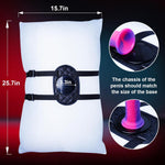 Adjustable PU Leather Suction Cup Dildo Holder – Straps to Furniture & Swing (3")