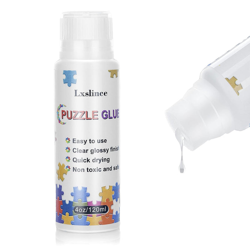 2024 Updated Puzzle Glue, Jigsaw Puzzle Glue With Newest Sponge Head,Water
