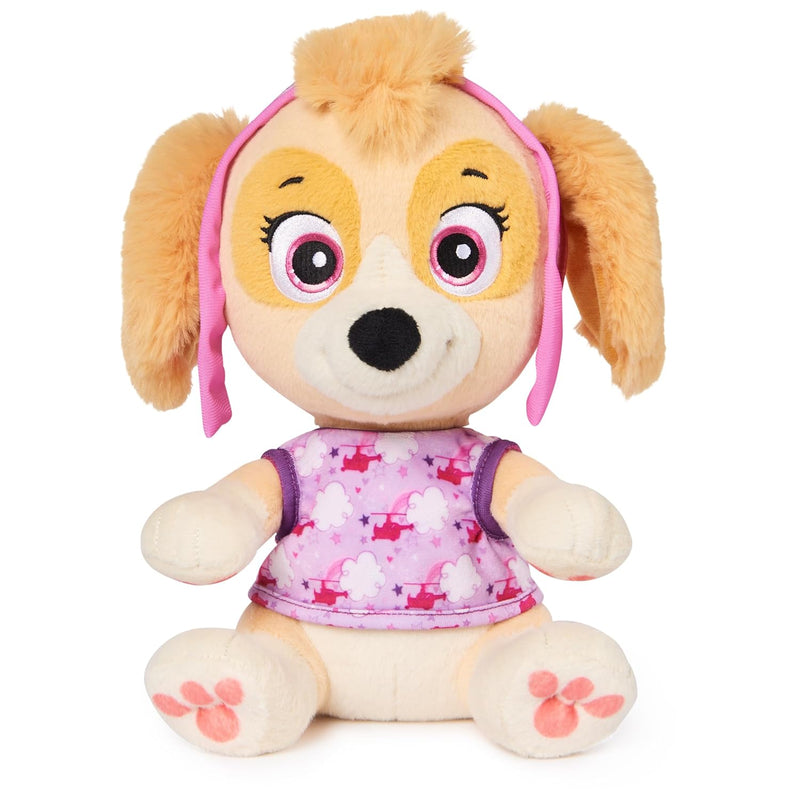 Paw Patrol, Bedtime Plush Skye, 10-Inch Stuffed Animal with Reversible Outf