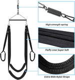 360° Adjustable Couples Suspension Swing with Padded Straps