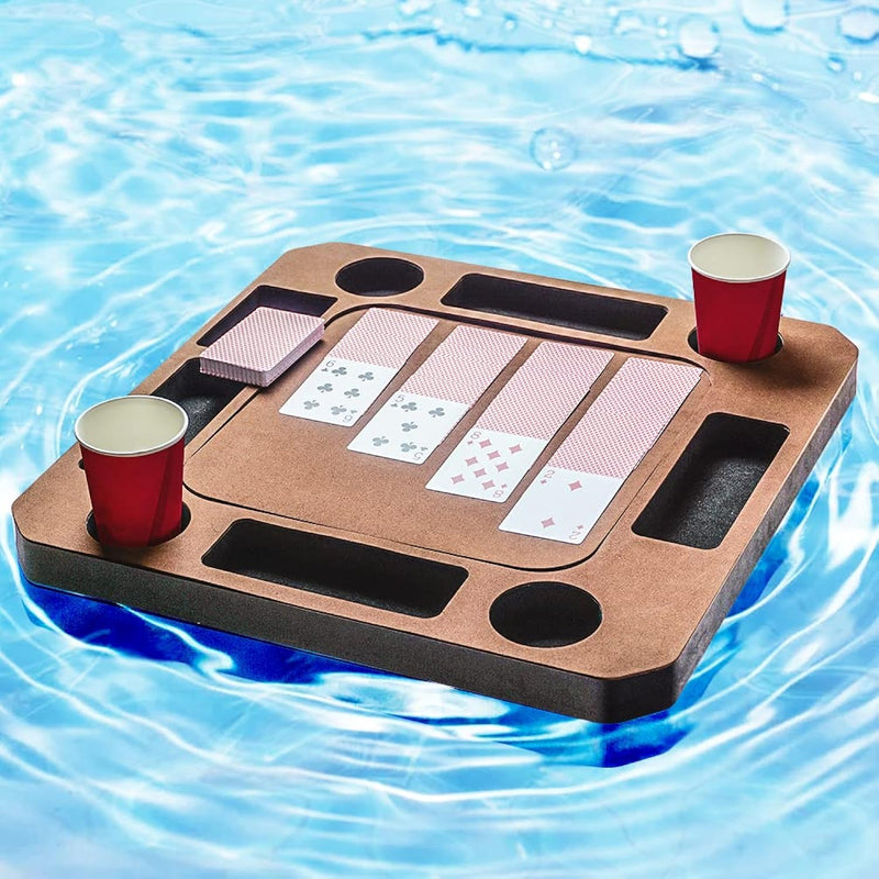 Floating Game Or Card Table Tray For Pool Or Beach Party Float Lounge Durab