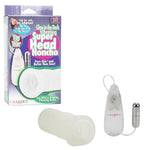 California Exotic Novelties Sue Johanson Glow-In-The-Dark Vibrating Super Head Honcho, White