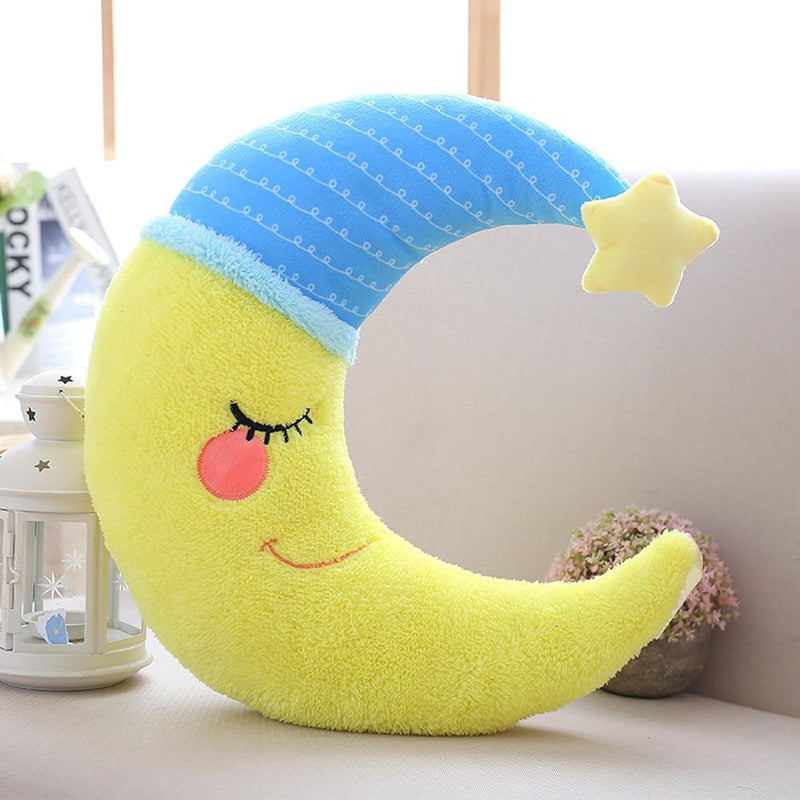 Star Moon Cloud Pillow Cushion, Bedside Sofa Sleeping Pillow, Plush Toy Gift.