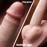 Handmade Silicone Dildo - Realistic Soft Penis for G-Spot Stimulation