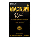 Magnum Raw Large Size Thin Condoms. Magnum Condoms, 10 Count