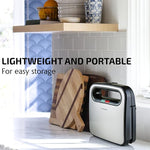 Electric Sandwich Maker with Non-Stick Plates, Indicator Lights, Cool Touch Handle, Easy to Clean and Store, Perfect for Cooking Breakfast, Grilled Cheese, Tuna Melts and Snacks, Black