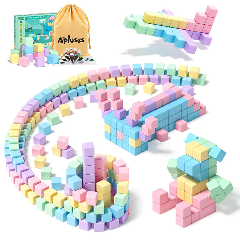 45Pcs Magnetic Blocks Toddler Girl Toys, Magnet Building Blocks, Stem Senso