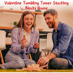 Lust Tower Games For Adults Super Naughty Block Tower Tumbling Wooden Tower Stacking Block For Couples Date Night Ideas For Valentine Lover Drunking Games (48Pcs)