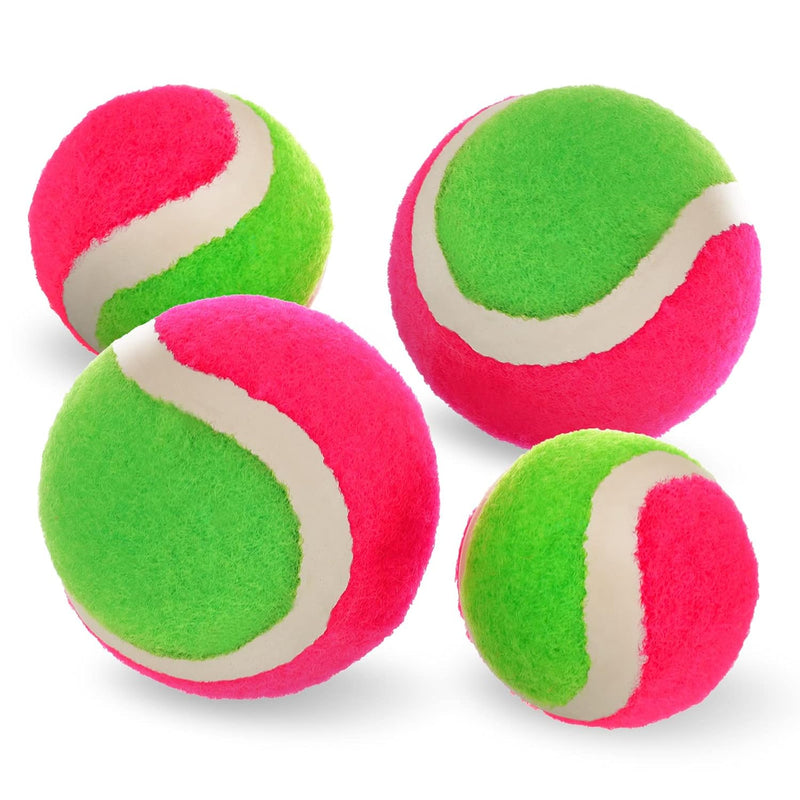 Hanaive 4 Pcs 2 Size Toss and Catch Ball Game Replacement Balls Catch Balls