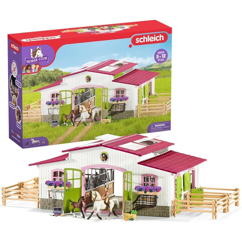 Schleich Horse Club Gifts for Girls and Boys, Riding Center with Rider and