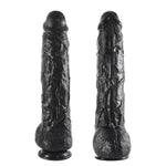 17.3 Inch Long Realistic Huge Thick Dildo + 16.9 Inch Extra Super Long Realistic Dildo
