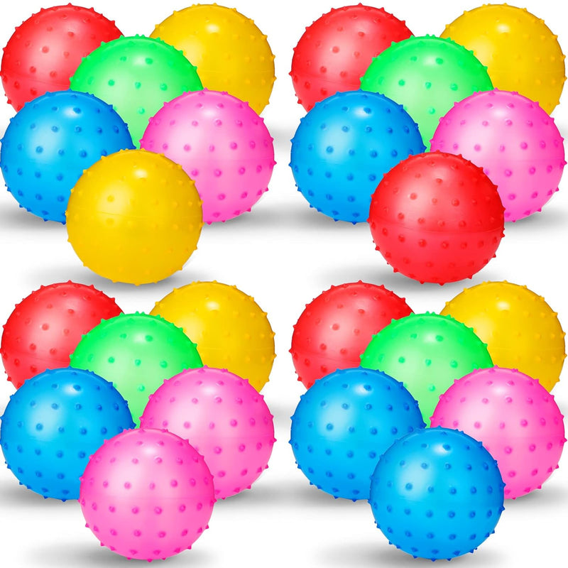 Jerify Knobby Balls Spiky Bounce Ball Toy Large Bouncy Balls Bulk Inflatabl