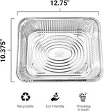 Aluminum Pans Half Size, 9X13, Extra Heavy Duty Disposable Foil Pans For Baking (30 Pack) Roasting & Chafing, Deep Tin Foil Bakeware, Steam Table Tray, Cookware, Food Prepping, Cake & Oven Pan