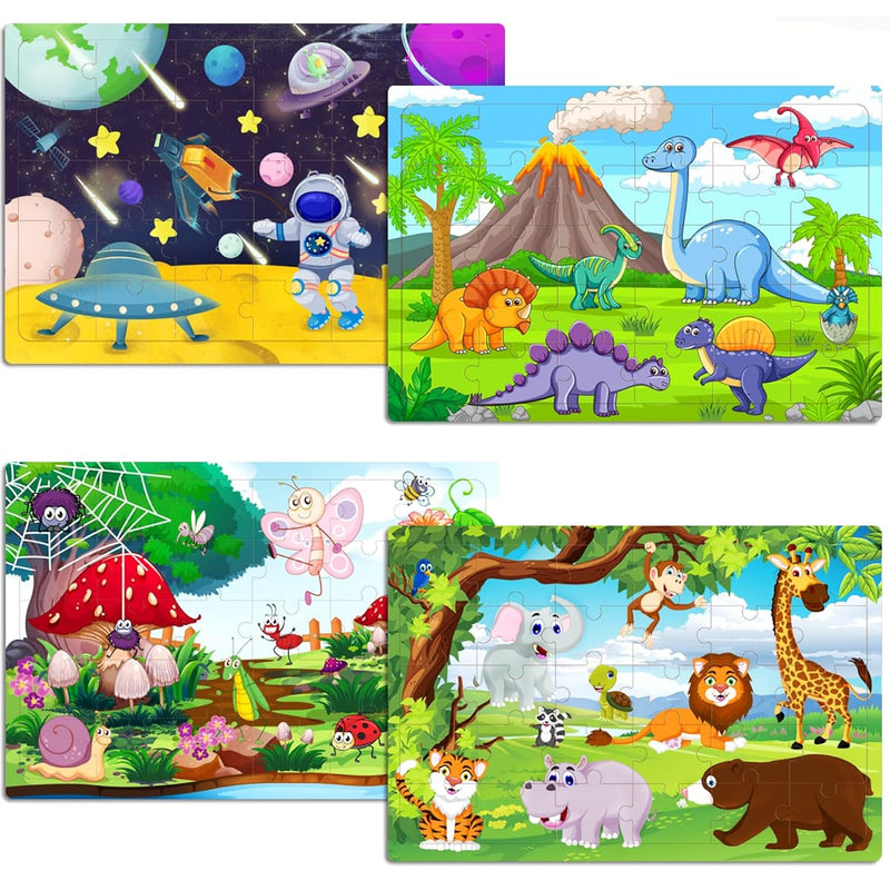 Puzzles For Kids Ages 3 5 Years Old 30 Piece Colorful Wooden Puzzles For To