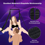 360° Adjustable Sex Swing – Comfortable Bondage Restraint Set for Couples & Lovers