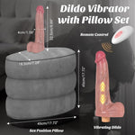 Inflatable Couples Position Pillow with Compatible Vibrating Accessory